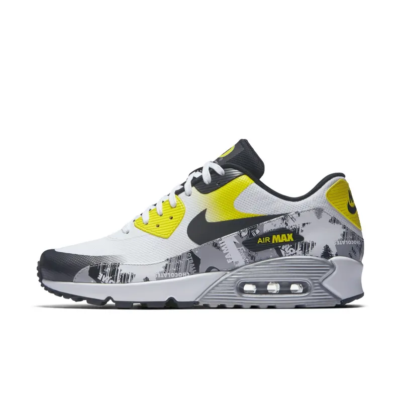 Nike Air Max 90 Ultra 2.0 Doernbecher Oregon Ducks White/Black-Dynamic Yellow-White (AH6830-100)