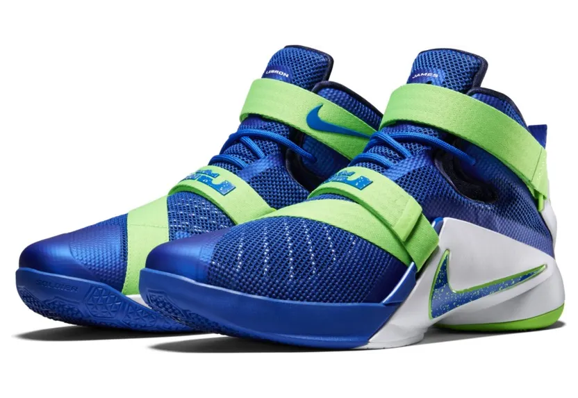 LeBron Soldier 9 “Sprite” Game Royal/Game Royal-White-Green Streak (749417-441)