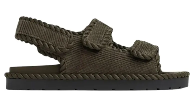 Bottega Veneta Jack Strap Sandals Green (775343 V4JF0 3347)