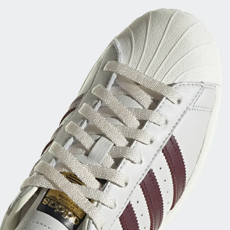 adidas Superstar Off White / Maroon / Off White (H68187)