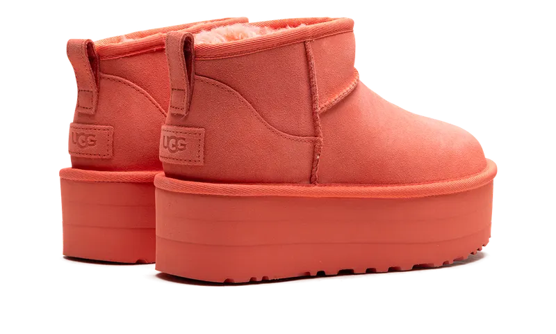 Ugg Classic Ultra Mini Platform Boot “Vibrant Coral” (1135092-VCRL)