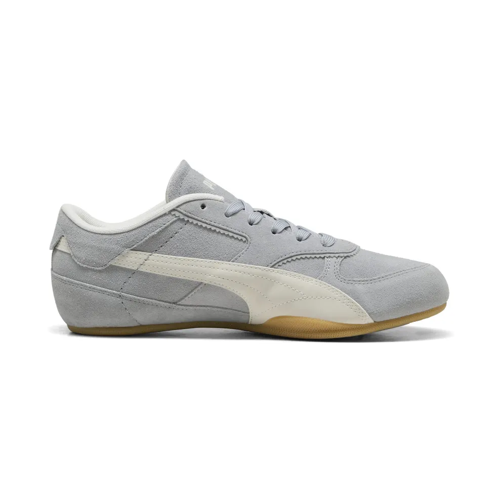Puma Bella Mina Suède “Gray Echo / Gum” (407671_02)
