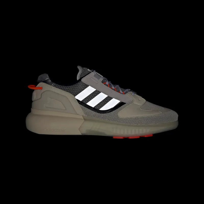 Adidas ZX 5K Boost Lerna Silver Metallic / Cream White / Solar Red (GY5993)