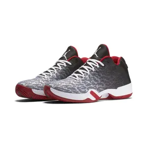 Air Jordan 29 Low ‘Bulls’ Black/Team Red/Cement Grey/White (828051-101)
