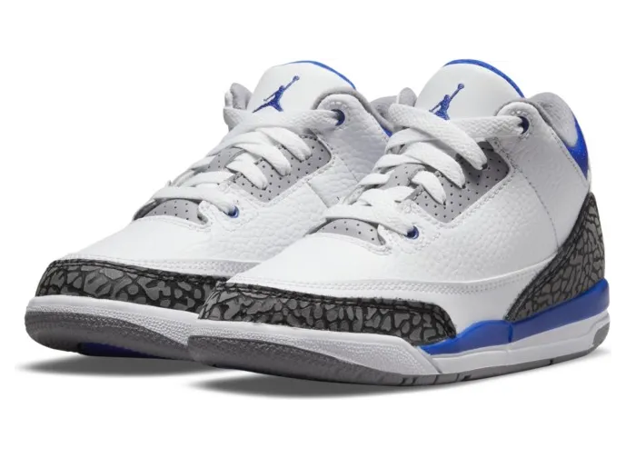 Air Jordan 3 Retro Racer Blue (PS) (2021) (429487-145)