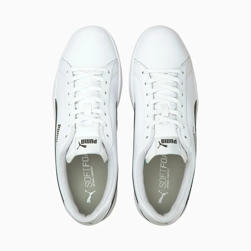 Puma Smash v2 leren White/Black (365215-01)