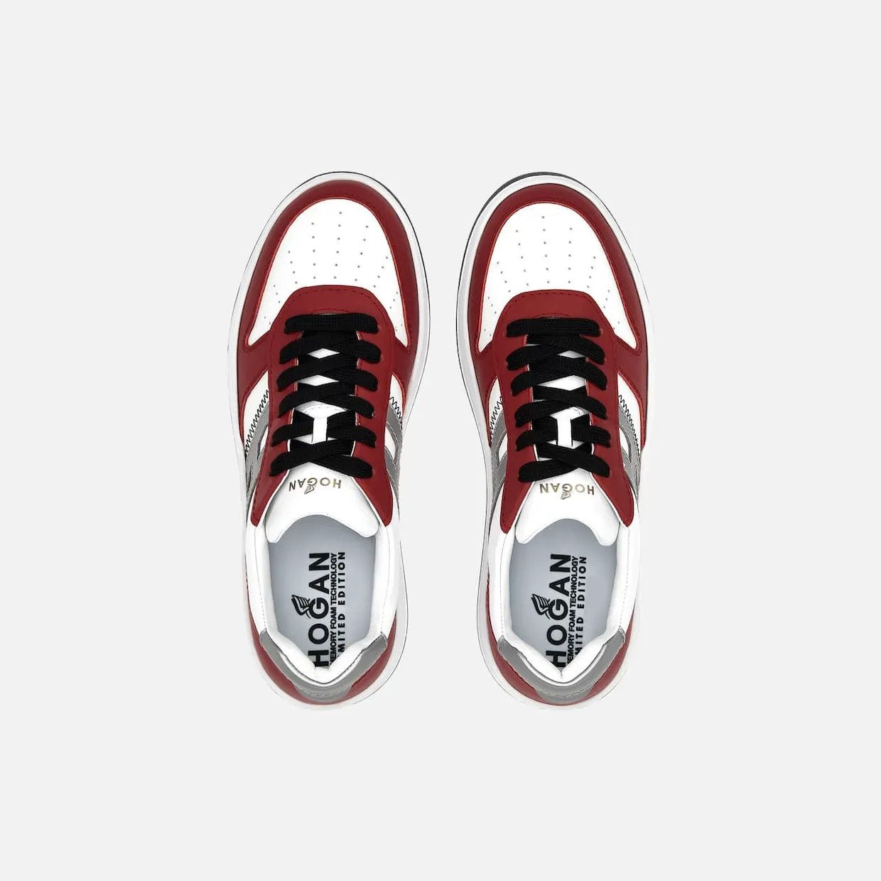 Sneakers Hogan H630 White Red (HXM6300EU53OI50PD9) (3)
