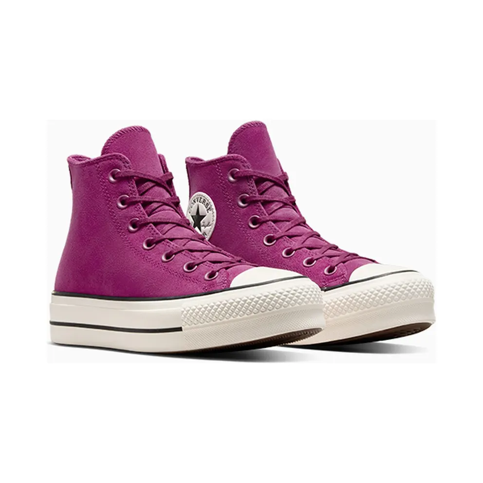 Converse Chuck Taylor All Star Lift Platform Colorful Suede Quantum Violet/Egret/Black (A11143C)