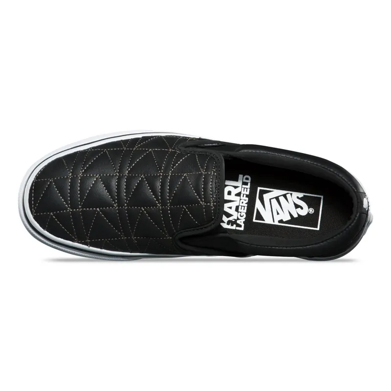 Vans Classic Slip-On Karl Lagerfeld Quilt Black/Karl Quilt (VA38F7OEI)
