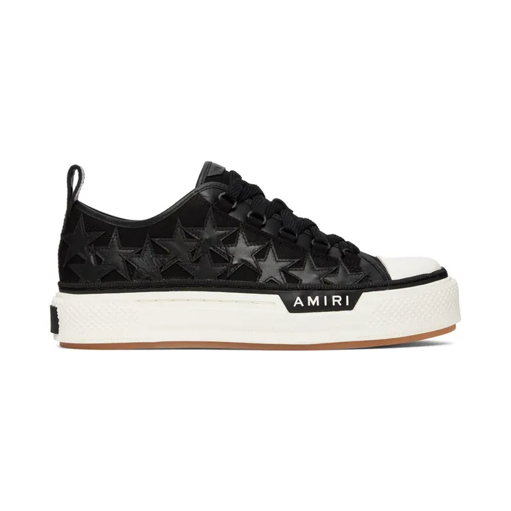 AMIRI Black Stars Court Low-Top Sneakers (PF22MFS014-004)