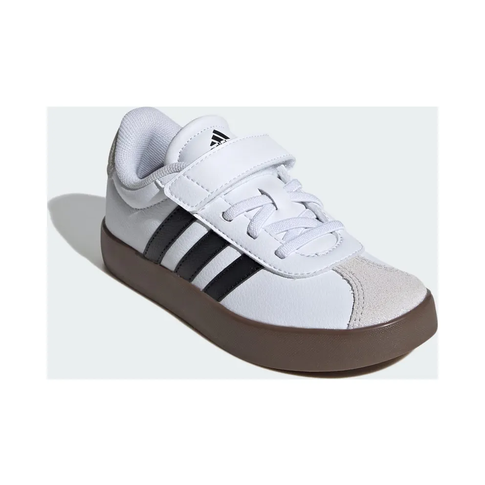 Adidas VL Court 3.0 Skateboard Shoes Kids Cloud White / Core Black / Grey One (ID9155)