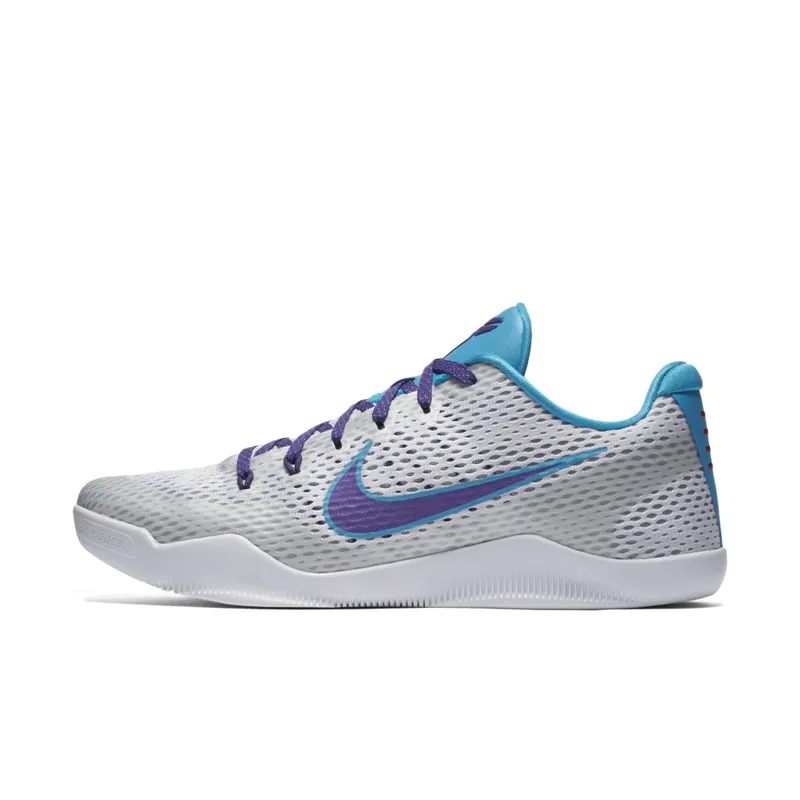Nike Kobe 11 Low Draft Day White/Blue Lagoon-Court Purple (836183-154)