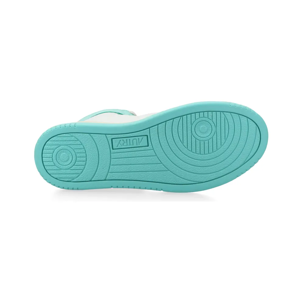 Autry Medalist Mid W (turquoise / white) – AUMWWB20