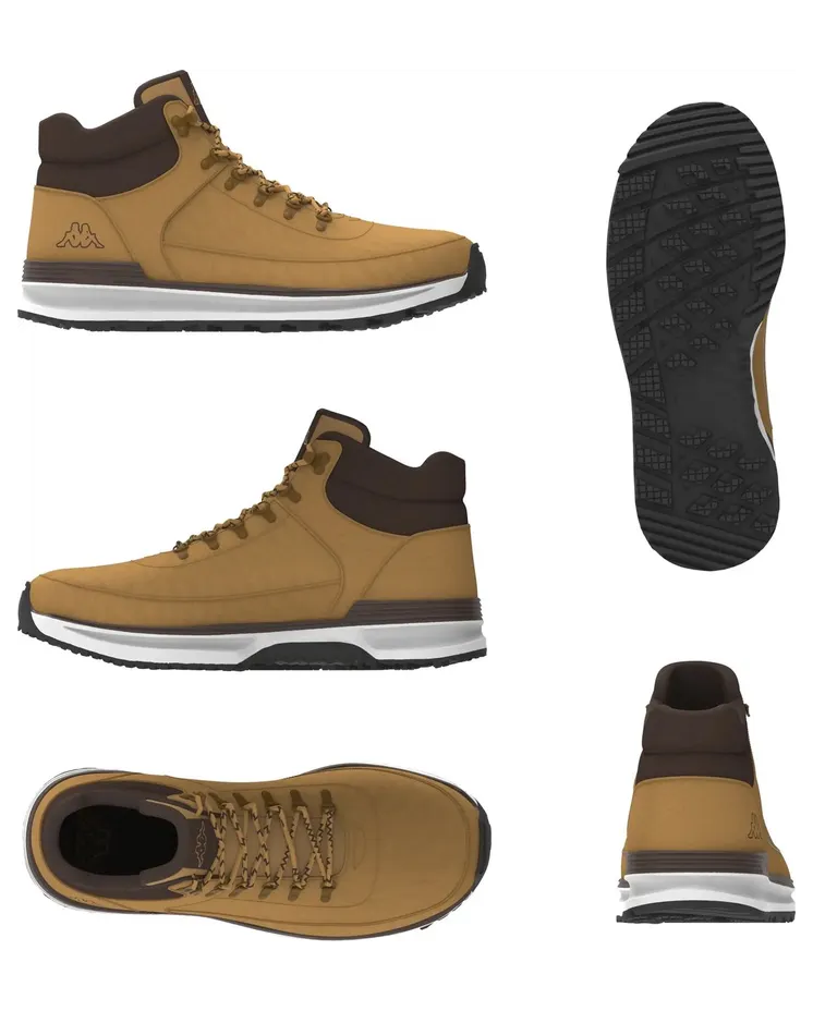 Kappa sneaker yellow/tan (304SHK0-A0U)