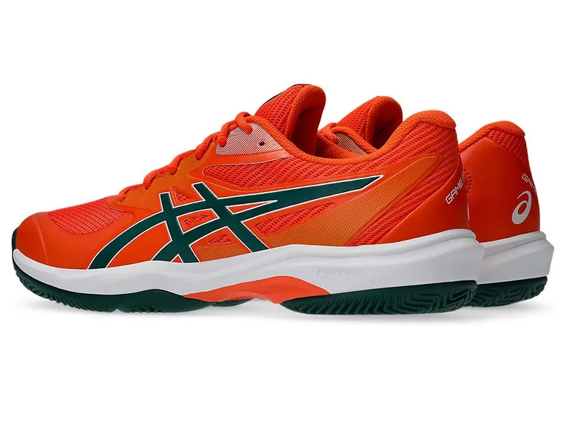 ASICS GAME FF PADEL “Energy Orange / Jewel Green” (1041A493-800)