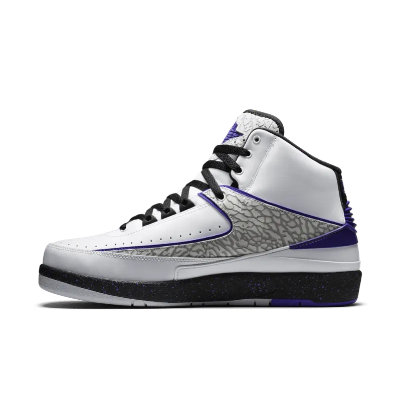 Jordan 2 Retro Dark Concord White/Concord-Black (385475-153)