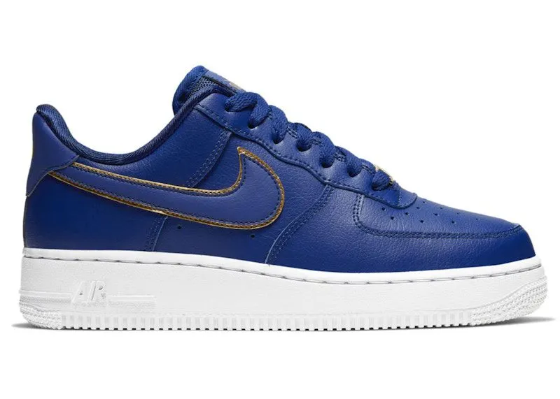Nike Air Force 1 Low Blue Gold Swoosh (AO2132-401)
