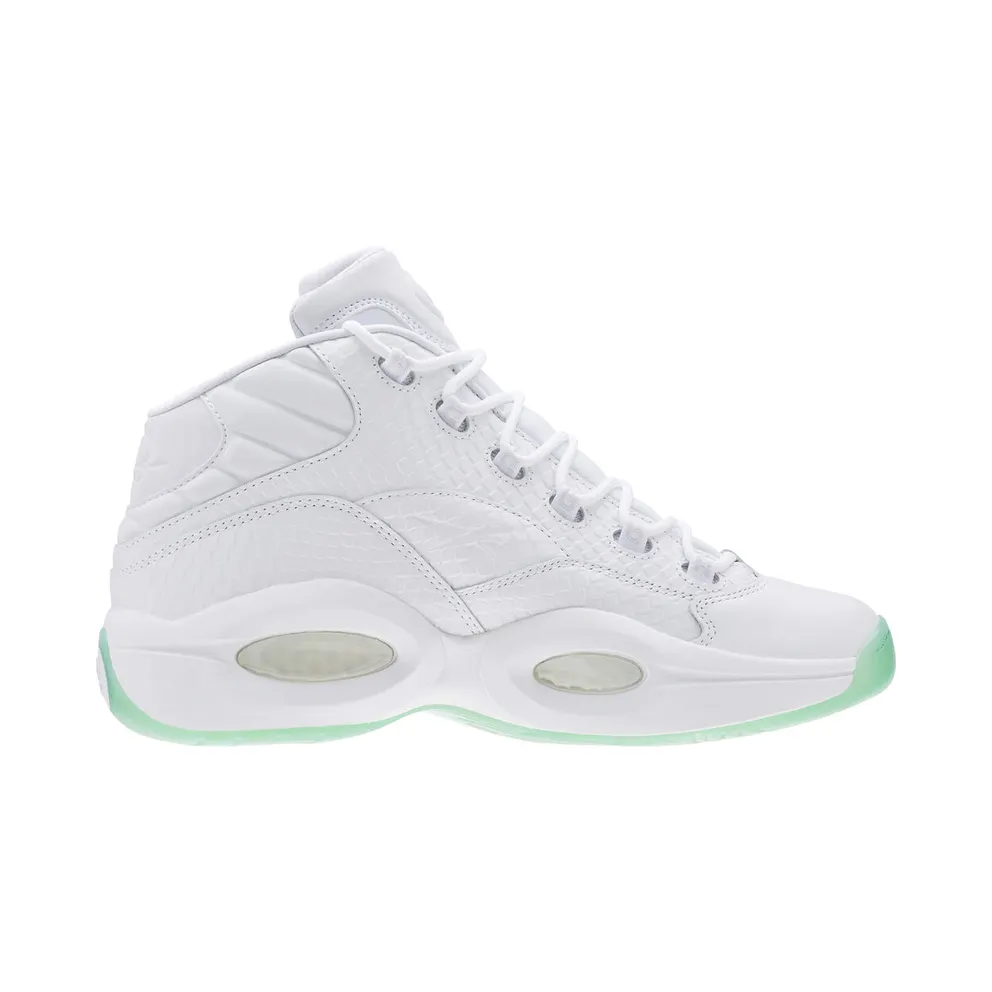 Reebok Question Mid White Mint Glow White/Mint Glow (Other Brands Reebok)