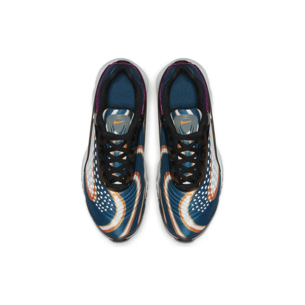 Nike Air Max Deluxe Blue Force (GS) Cool Grey/Total Orange-Blue Force-Black-Bright Grape-Cobalt Tint (AR0115-002)
