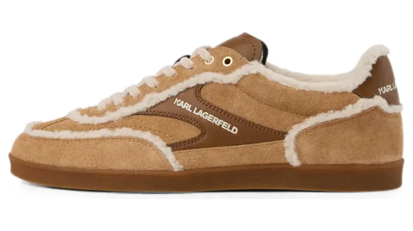 Karl Lagerfeld Kandidate lined sneakers – Bruin (KL63857L157)