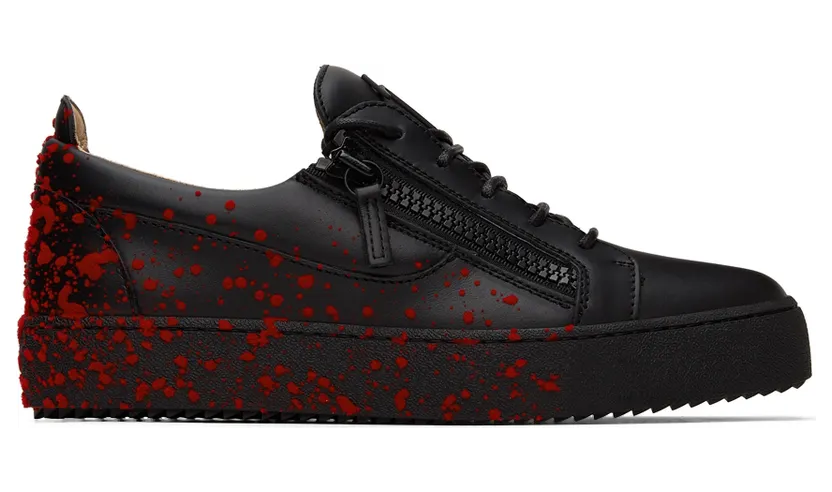 Giuseppe Zanotti Black & Red Birel Sneakers (RU00024-88168)