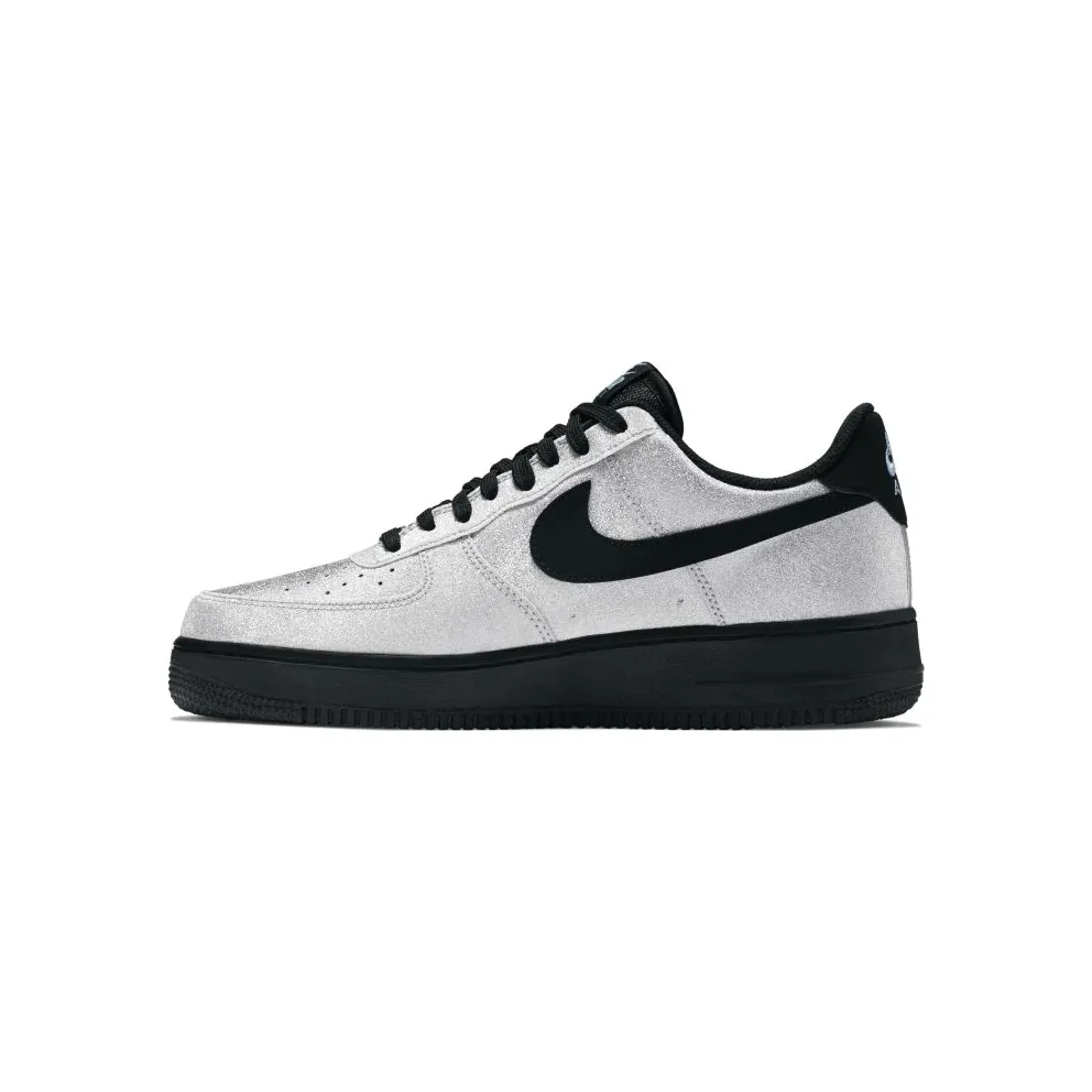 Nike Air Force 1 Low LV8 Diamond Quest Metallic Silver/Black/Aqua (718152-005)