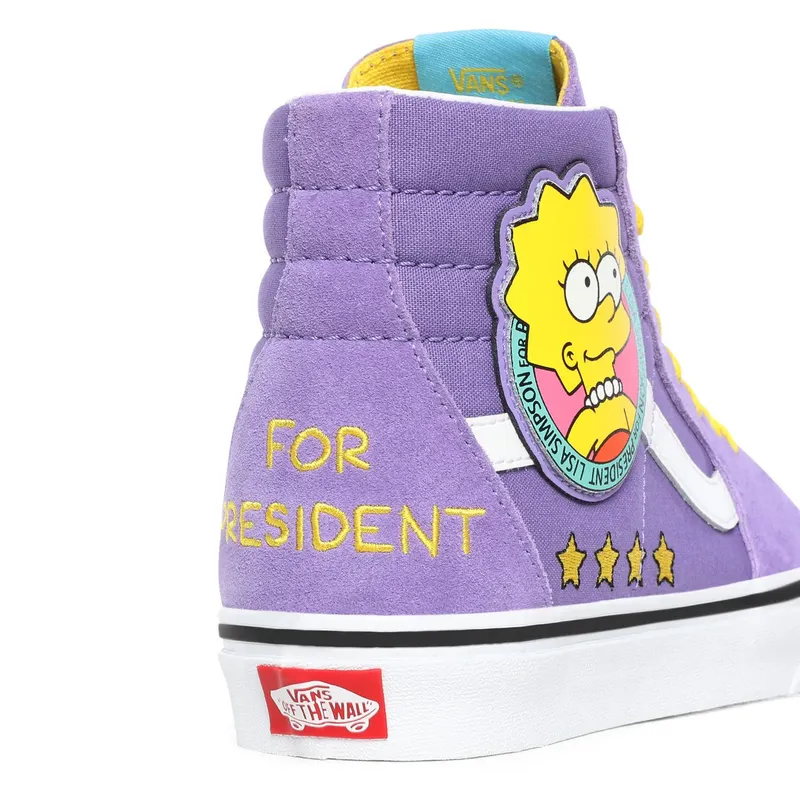 Vans Sk8-Hi The Simpsons Lisa (2020) (VN0A4BV617G)