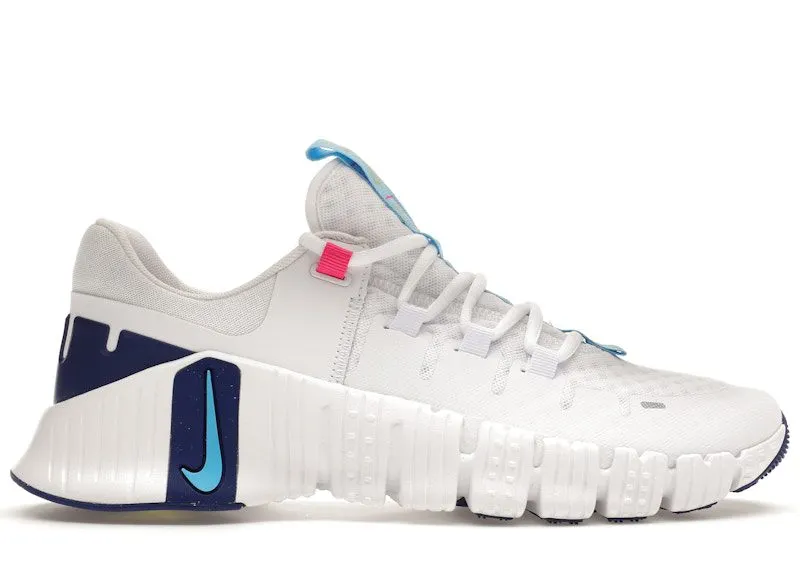 Nike Free Metcon 5 White Aquarius Blue (DV3949-103)