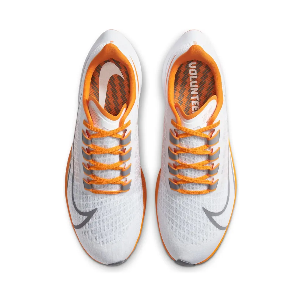 Nike Air Zoom Pegasus 37 Tennessee White/Pure Platinum-Bright Ceramic-Dark Steel Grey (CZ5393-100)