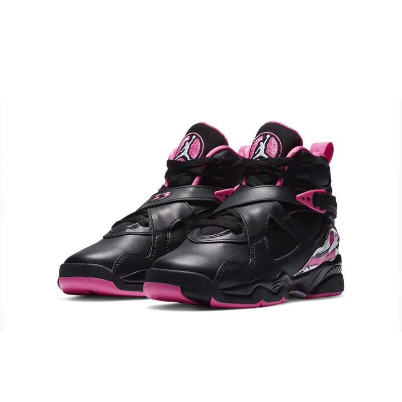 Jordan 8 Retro Pinksicle (GS) Black/White-Pinksicle (580528-006)