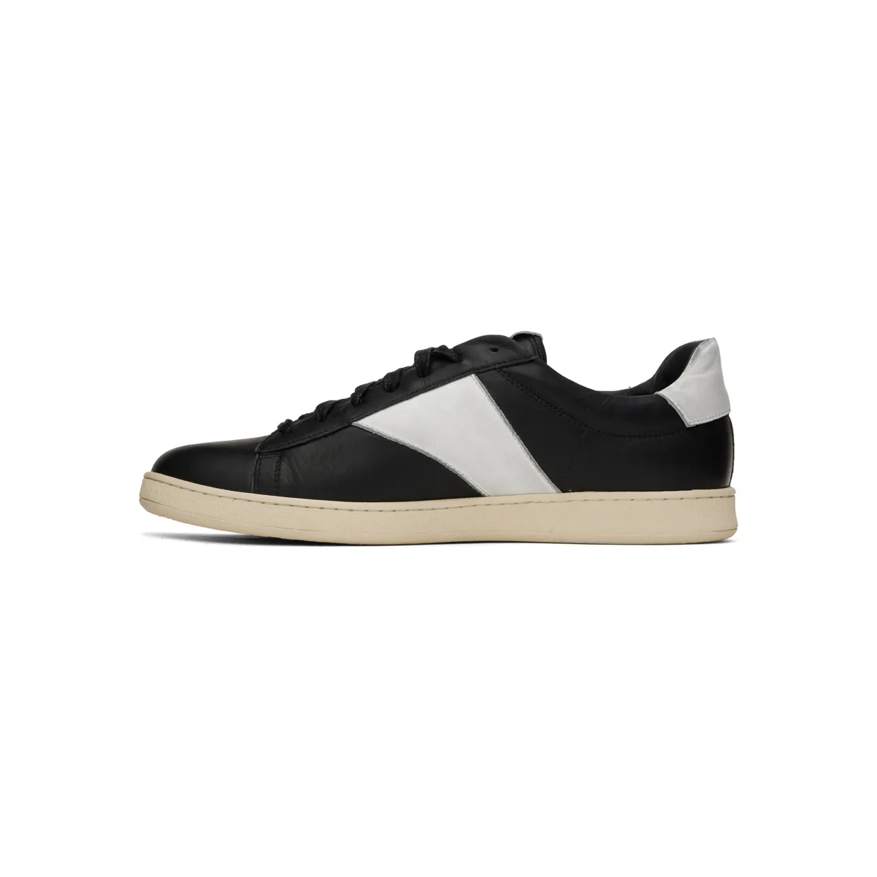 Rhude Black & White Court Sneakers (RHFW22FO08489500***) (3)