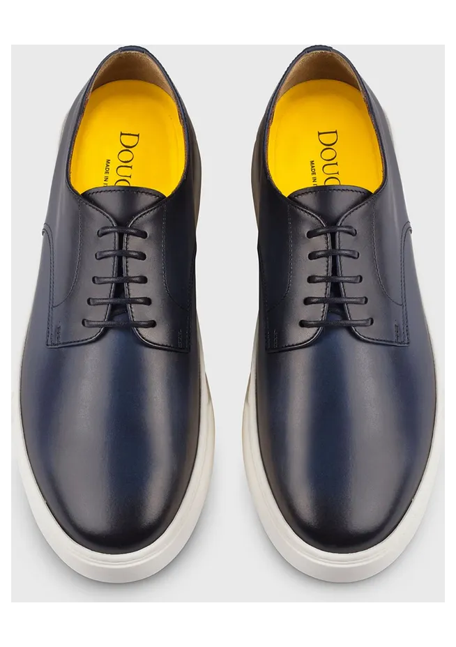 Doucal’s Leather Sneakers Indigo (DU3549STEVUY159EB28) (2)