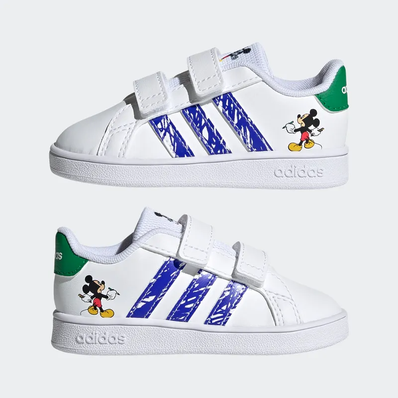Adidas adidas x Disney Minnie Mouse Grand Court Cloud White / Sonic Ink / Green (GZ3317)
