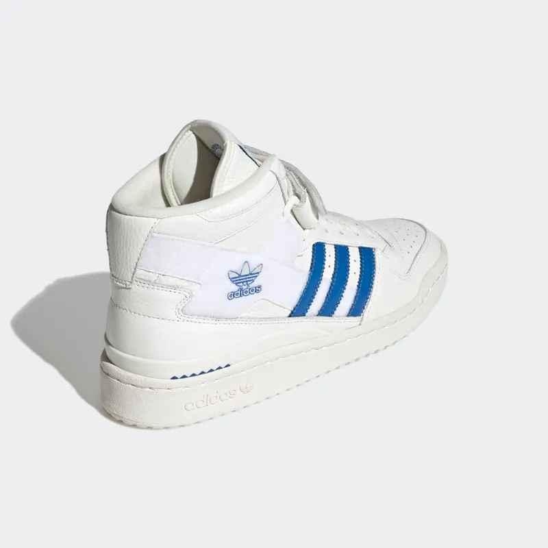 adidas Forum Mid Cloud White / Off White / Blue Bird (GX1021)