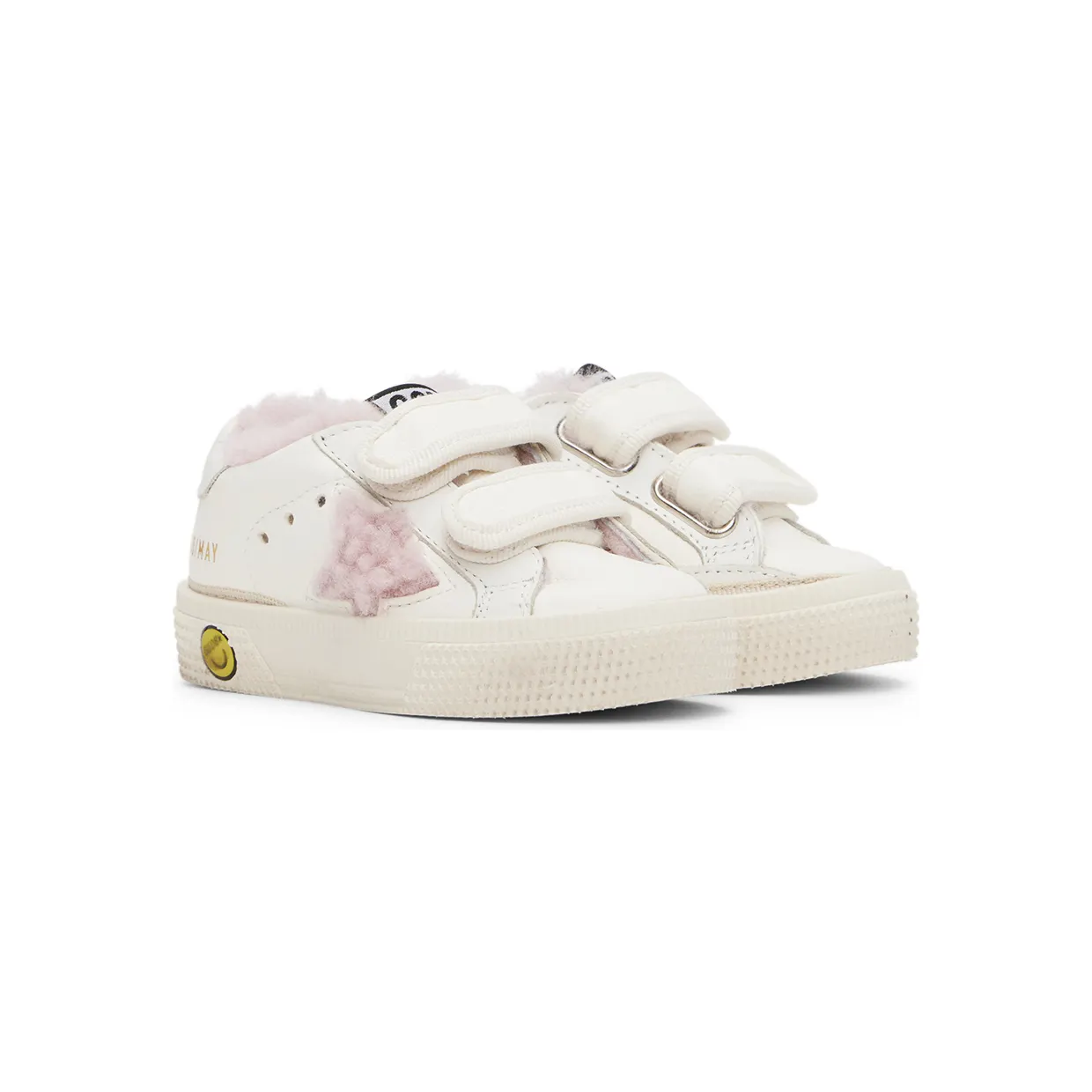 Golden Goose Baby White May School Sneakers (GJF00198.F003280.11202) (4)