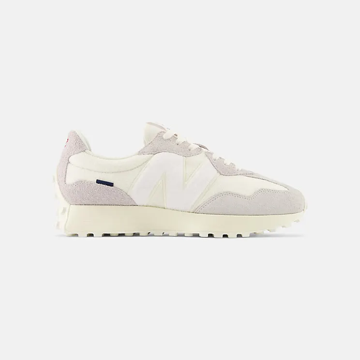 New Balance Off-White & Gray 327 Sneakers (MS327FW)