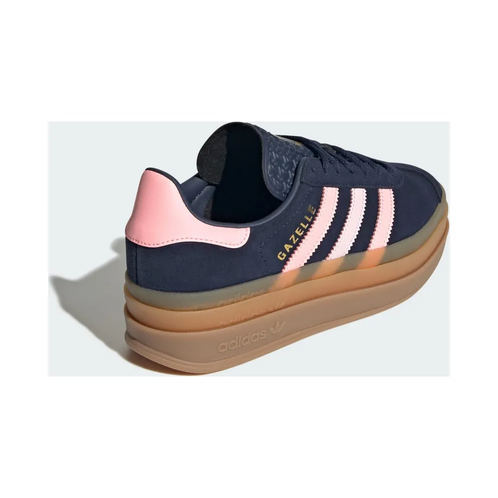 adidas Gazelle Bold Night Indigo Glow Pink Gold Metallic (JR5951)