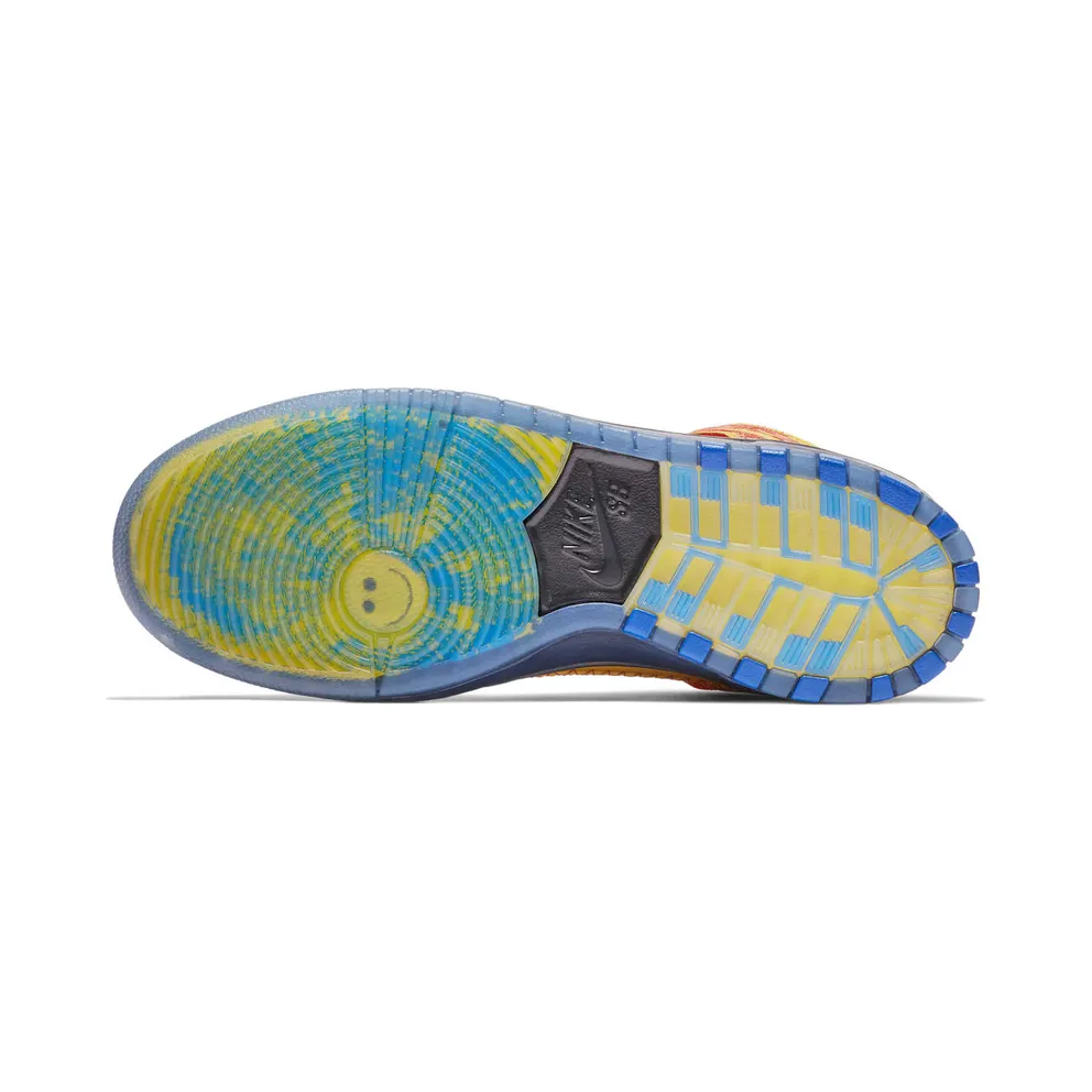 Nike SB Dunk High Finnigan Mooney 15th Anniversary Doernbecher (2019) Vivid Sulfur/Game Royal (579603-740)