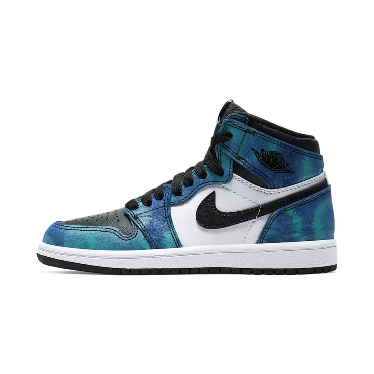 Air Jordan 1 Retro High OG PS ‘Tie-Dye’ White/Black/Aurora Green (CU0449-100)