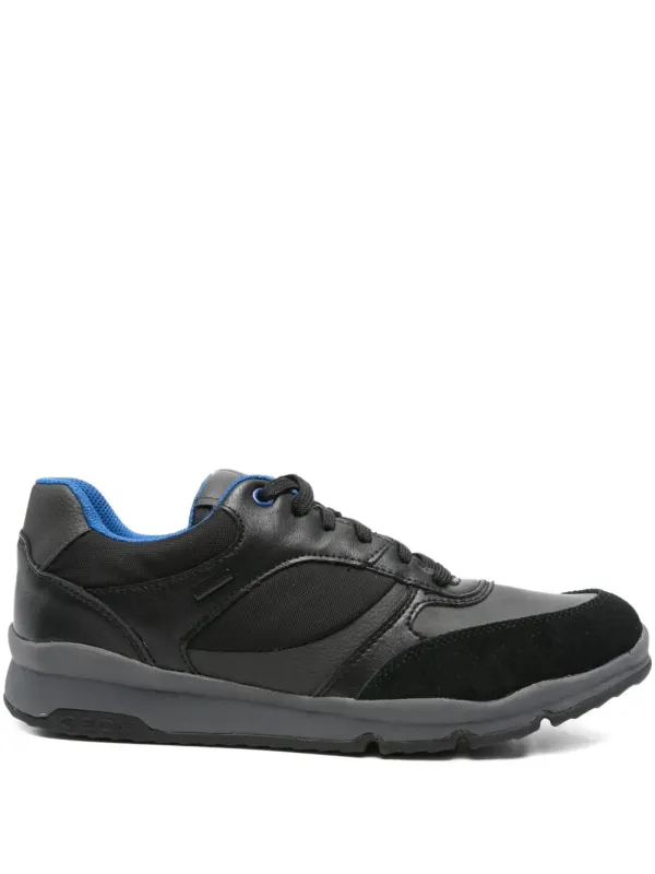 Geox Sandford leren with vlakken – Black (U36S7A0PTME)