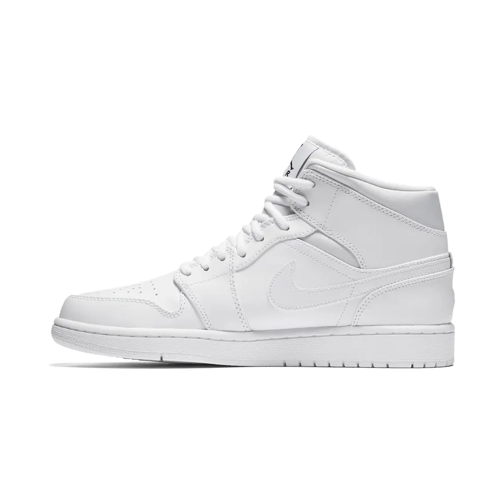 Jordan 1 Retro Mid White (2017) White/Black-White (554724-110)