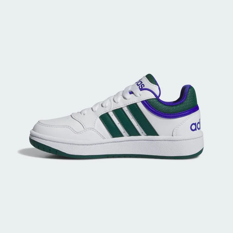 Adidas Hoops Cloud White / Collegiate Green / Lions Blue (IH8012)