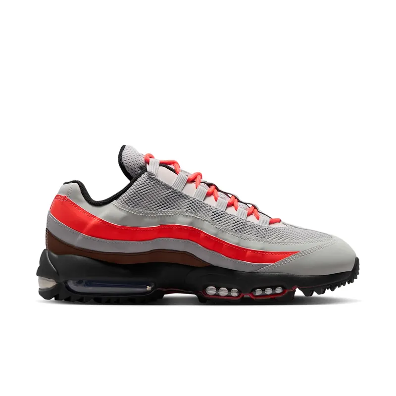 Nike Air Max 95 Golf – “Light Silver / Light Smoke Grey / Bright Crimson / Black” (HV4696-003)