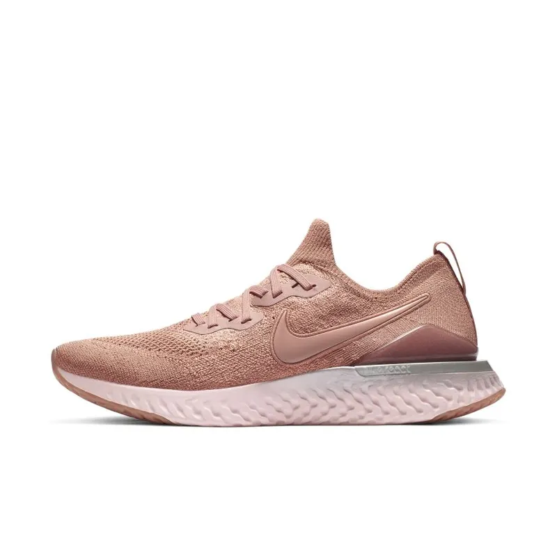 Nike Epic React Flyknit 2 Rose Gold Rose Gold Habanero Red Racer Blue Rose Gold (BQ8928-600)