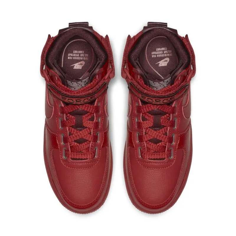 Nike Air Force 1 High Utility Dune Red (W) Dune Red/Burgundy Crush-Light Cream-Dune Red (AJ7311-600)