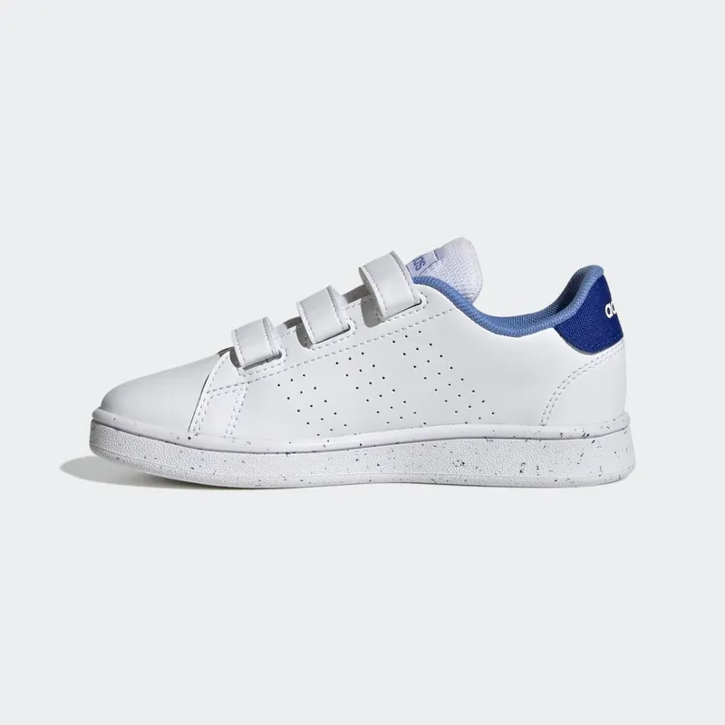 Adidas Advantage Lifestyle Court Hook-and-Loop Cloud White / Cloud White / Blue Fusion (H06211)