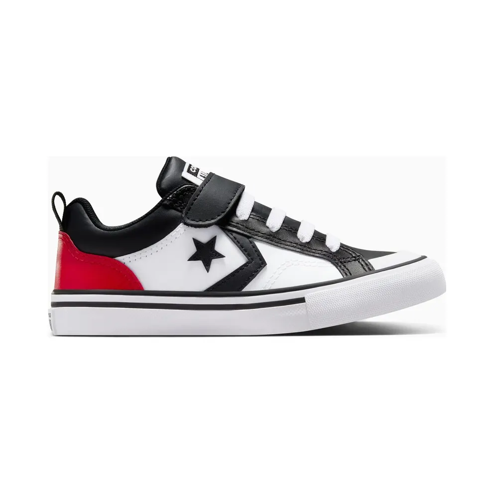Converse Pro Blaze Strap Leather Easy On Black/Red/White (A10741C)
