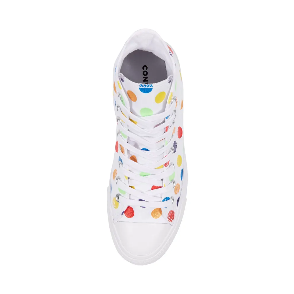 Converse Chuck Taylor All-Star High Miley Cyrus Pride 2018 (W) White (162252C)