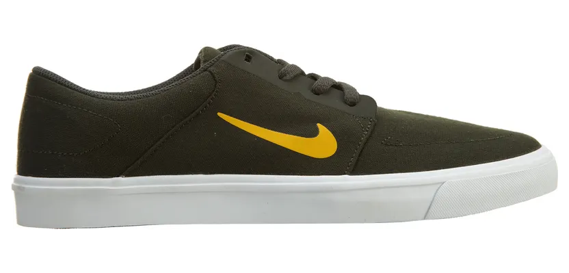 Nike Sb Portmore Cnvs Sequoia University Gold-Black-White
