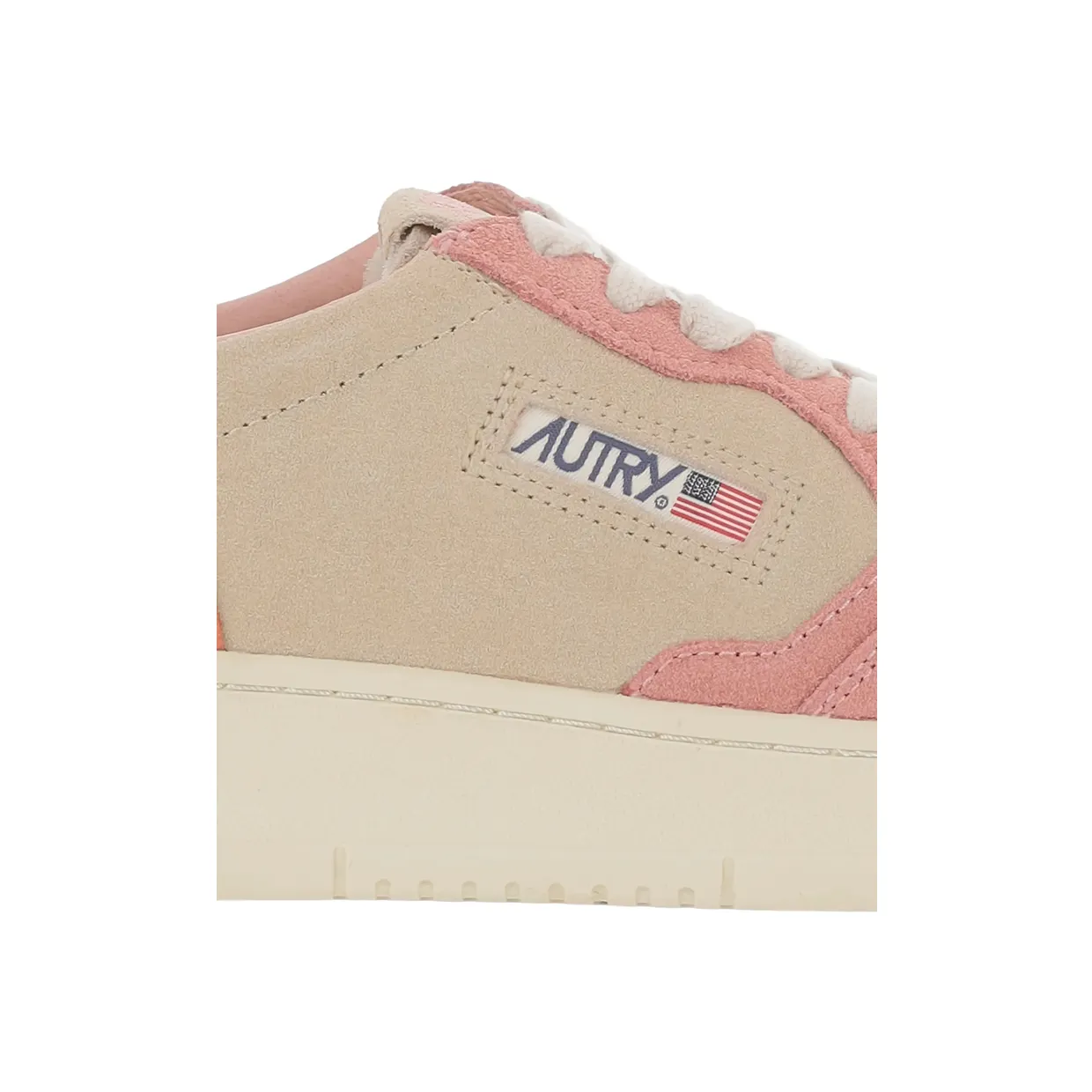 Autry Medalist Low Tri-colour “Neutrals/Pink” (AULW TS26) (2)
